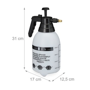Pumpsprühflasche 2 l Pflanzen Sprühflasche Druck Pumpsprayflasche Drucksprüher