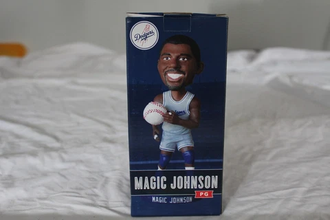 MLB Los Angeles Dodgers Magic Johnson (2014) Bobblehead Cover