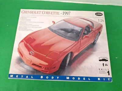 Testors 1997 Chevrolet Corvette Diecast Model Kit - 1:24 Scale Kit# 184 - - Image 1 of 2