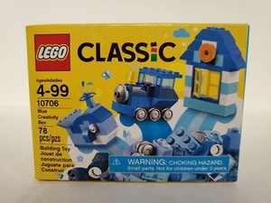 LEGO Classic Blue Creativity Box Set Building Toy #10706 78 Pieces  - Picture 1 of 8