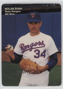 1991 Mother's Cookies Nolan Ryan 300 Wins Food Issue Nolan Ryan #4 HOF