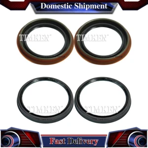 Timken Front Inner Front Outer Wheel Seal 4 X for 2001 till 2007 Toyota Sequoia - Picture 1 of 4