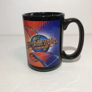 Universal Studios Florida Kaffeebecher Tasse Shrek Spider-Man Dr. Seuss Katze Hut schwarz - Bild 1 von 6