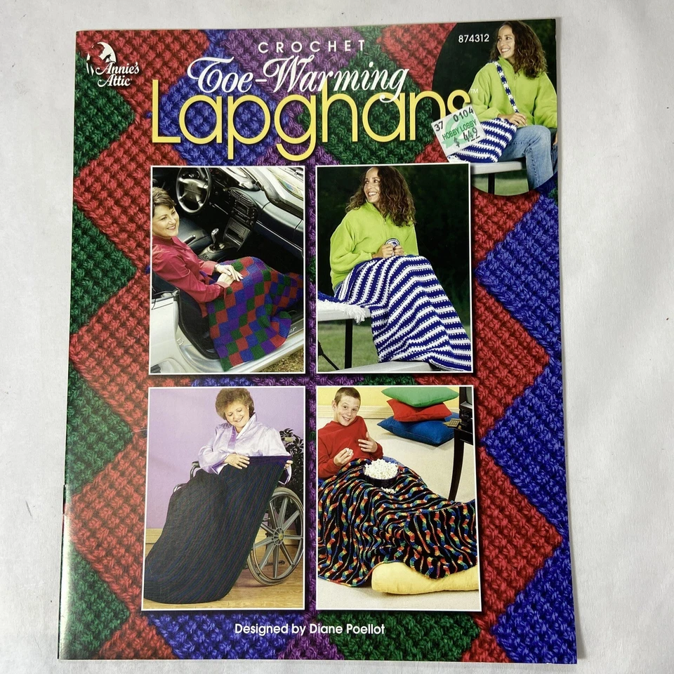 Annie's Attic вязаный крючком узор 874312 носок согревающий Lapghans 2003 - Изображение 1 из 4