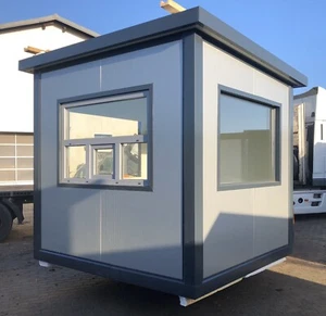 Bürocontainer Pförtnerhaus Ticketschalter Ticketverkauf Pförtnerhäuschen Wache - Bild 1 von 12