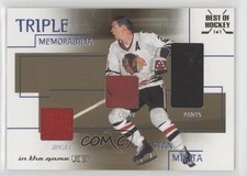 2003 In the Game-Used Signature Series Gold Best of Hockey 1/1 Stan Mikita HOF