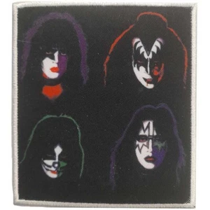 KISS: 4 HEADS Standard Patch: album faces Official Licenced Merchandise fan gift - Bild 1 von 6