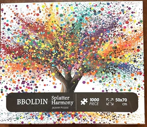 Splatter Harmony COMP 1000-teiliges Puzzle schöne Punkte überall Baum - Bild 1 von 8