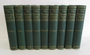 WAVERLEY NOVELS (Sir Walter Scott), 9 Volumes, Ticknor and Fields, 1868 - Foto 1 di 8