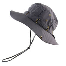 Men Women Summer Bucket Hat Boonie Sunscreen Cap Cotton Fishing Hunting Hiking 