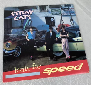 STRAY CATS - BUILT FOR SPEED VINYL RECORD (TA-194) - Picture 1 of 3