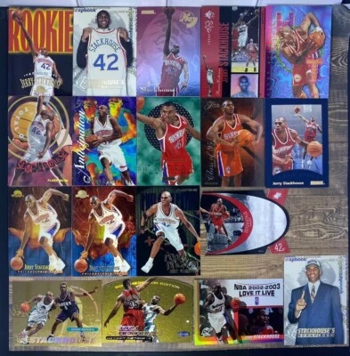 Lot Of 18 1995-2003 NBA Jerry Stackhouse Insert And Rookie Basketball Cards - Image 1 of 4