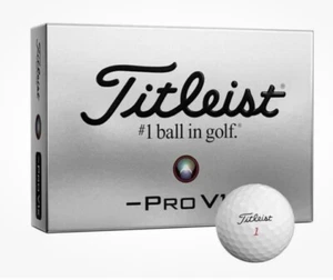 TITLEIST PRO V 1 X LEFT DASH GOLF BALLS ** 1 DOZEN ** BRAND NEW.. - Picture 1 of 3