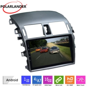 9" Doppel DIN Android Autoradio Touchscreen GPS BT für Toyota Corolla 2009-2013 - Bild 1 von 22