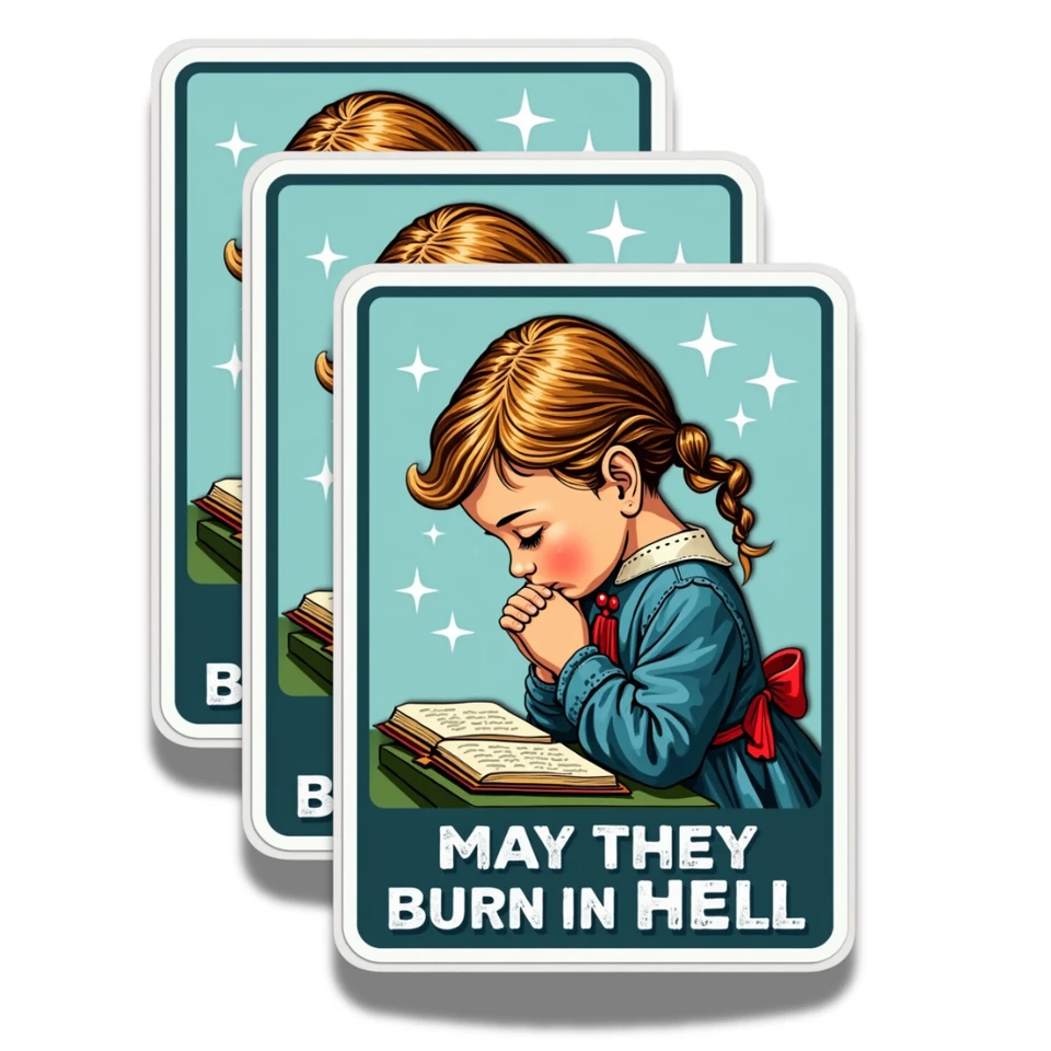 Funny Humor Sarcastic Vinyl 3" Sticker Laptop Water Bottle Hard Hat Decal - 3 PK