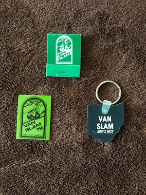 3 =  1979 = VAN SLAM LOT = PLAQYUE - MATCHES - KEY HOLDER  = VERY GOOD SHAPE - Image 1 of 4