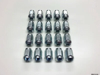 20 x Tuercas de rueda cromadas para Jeep Wrangler YJ y TJ 1987-2006 WBHA/TJ/016A Foto 1 de 4