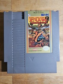 P.O.W. Prisoners of War - 1989 NES Nintendo Game - Cart Only - TESTED!