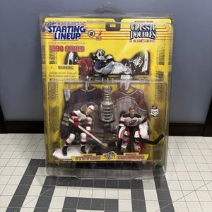 Vtg Starting Lineup Stevens & Brodeur New Jersey Devils Hockey Figure Set 1998 - Picture 1 of 15