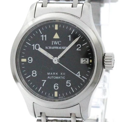 Polierte IWC Mark XII Pilot Stahl Automatik Damenuhr IW442102 BF573254 - Bild 1 von 4