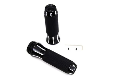 Empuñaduras de manillar de motocicleta VTwin Clear Cut TBW 2008-2025 Harley Softail Touring Foto 1 de 4