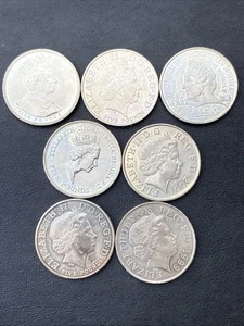 5 Pound Coins (7) Elizabeth II, £5, Trafalgar Millennium 1901 - 2001 Lot 17812 - Picture 1 of 10