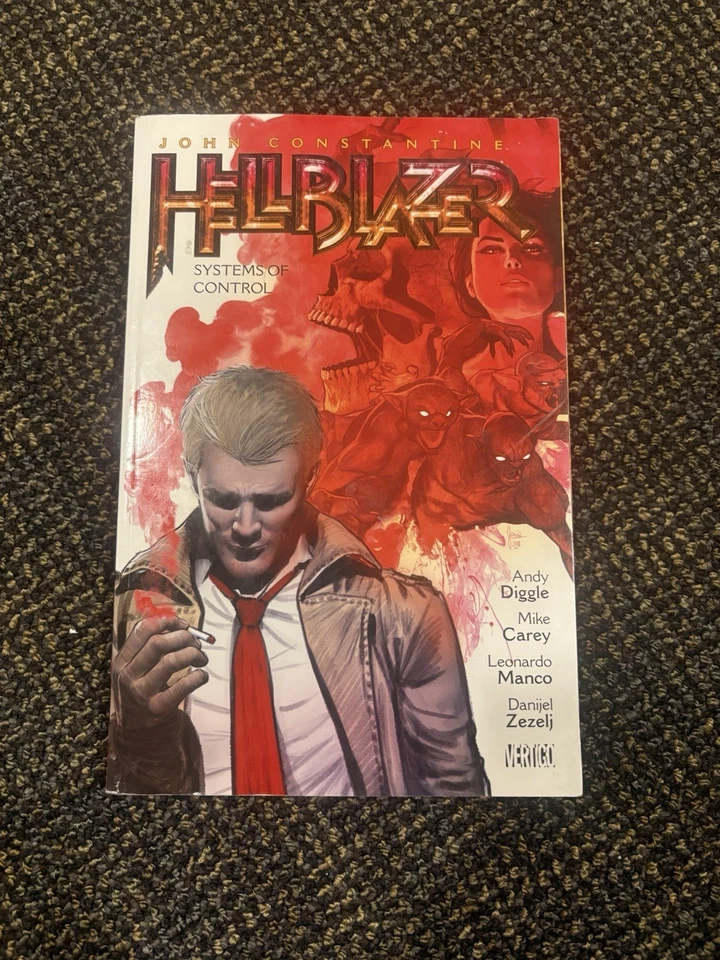 John Constantine Hellblazer Vol 20 Sistemas de Control DC Vertigo Carey Libro TPB Foto 1 de 4