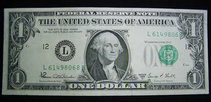 Series 1969 D UNITED STATES One Dollar $1 FR Note Major Overprint Error LOOK - Picture 1 of 24