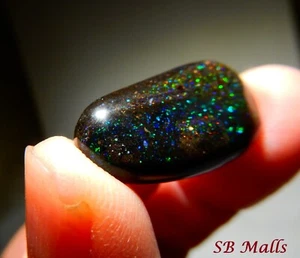 15 Cts. HONDURAS BLACK MATRIX HONDURAN OPAL CABOCHON LOT 2657 - Bild 1 von 4