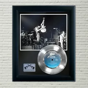 The Clash "Train In Vain" Framed 45 Silver Record Display - Picture 1 of 3