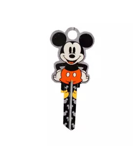 Mickey Mouse Shape Key Blank House Key SC1 Schlage 3D Painted Blank - Picture 1 of 1