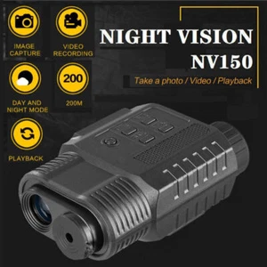 NV150 HD Infrared Night Vision Monocular Device for Hunting 2.6x Zoom IR 850nm - Picture 1 of 5