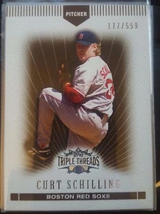 2007 Topps Triple Threads #87 Curt Schilling Sepia #177/559 NrMint-Mint - Picture 1 of 1