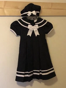 Rare Editions 3T Girl’s Sailor Dress/Matching Hat Pageant Dress *Perfect Cond.* - Picture 1 of 6