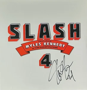 Album firmato Slash Guns N Roses Album firmato Slash vinile autografato prova fotografica - Foto 1 di 9