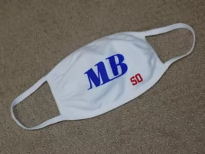 Maschera viso Mookie Betts nuova foderata in tessuto Los Angeles Dodgers #50 - Foto 1 di 4