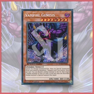 YuGiOh VAMPIRE GENESIS | SGX3 ▪️ SECRET RARE ▪️ 1ST EDITION 💎 - Picture 1 of 2