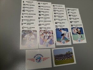 1989 Toronto Blue Jays Fire Safety Card Set.