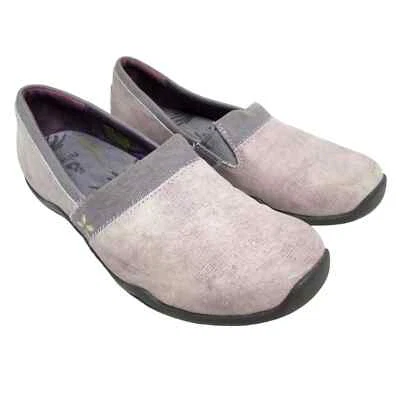 Ahnu Mujer Talla 8 M Cuero Ballet Planos Zapatos Mocasines Confort Morado Foto 1 de 4