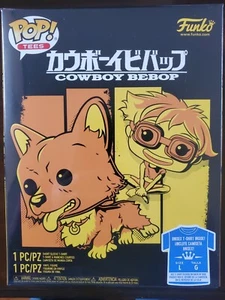 Funko Pop! Pacchetto T-shirt Cowboy Bebop NYCC 2020 Large L camicia sigillata con Flock Ein - Foto 1 di 2