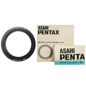 PENTAX 67 ASAHI GELATIN FILTER FRAME 67mm RING ADAPTER FILTER HOLDER 4 67 67II - Picture 1 of 3