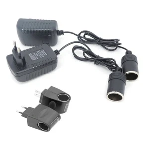 AC 220V to DC 12V 0.5-2A Car Cigarette Lighter Adapter socket Auto Converter - Picture 1 of 11