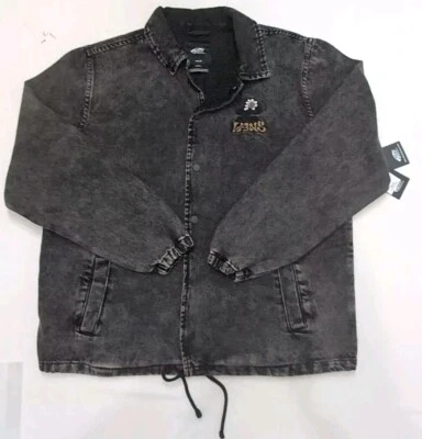 Vans Black Jean Denim Jacket Torrey Skate Classic Checkerboard Union Men Large - Image 1 of 4