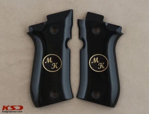Beretta 81F, 81 FS, 84 F, 84 FS, 84 Gepard schwarz Acryl kundenspezifischer Griff - Bild 1 von 1