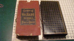Vintage Original - 1800's Games of GO BANG, TIVOLI and FOX & GEESE McLOUGHLIN 