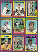 1975 Topps Baseball (529-660) * You Pick * Conditions Listed