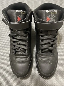 Zapatos Tenis Reebok Clásicos Cuero Negros Para Hombre Talla 10 Nuevos - Imagen 1 de 6