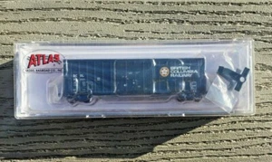 ATLAS N 1/160 B.C. RAILWAY 53' DOUBLE PLUG DOOR BOX CAR # 851021 # 50002144 F/S - Picture 1 of 3