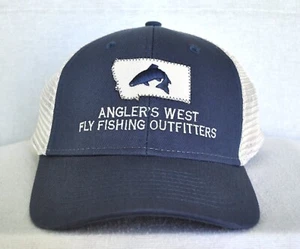 *ANGLER'S WEST OUTFITTERS* Fly fishing Trucker Ball cap hat *OURAY 51072-3* - Picture 1 of 3