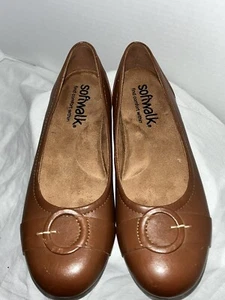 Softwalk Savannah Ballet Flats Shoes Women’s Size 7(M) Whiskey Brown (5510443) - Picture 1 of 6